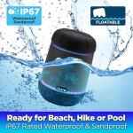 iHome iBT158 Smart Bluetooth Speaker - with Color Changing LED Lights - Perfect Portable Audio Device for Parties, Outdoors, and Other Events