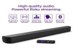 onn. Roku Smart Soundbar with 4K Streaming