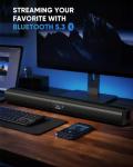 Saiyin Smart TV Sound Bar with Bluetooth Inputs