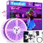 TENDIST 100FT Smart Black Light LED Strip