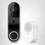Kasa Smart Video Doorbell Camera Hardwired w/ Chime, 2K Resolution, Always-on Power, Night Vision, 2-Way Audio, Real-Time Notification, Cloud & SD Card Storage, Works w/ Alexa & Google Home (KD110)