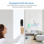 Wireless 1080P Video Doorbell with AI Detection