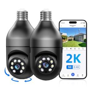 Wireless Outdoor Light Bulb Security Camera 5G/2.4G