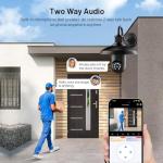 Wireless Outdoor Light Bulb Security Camera 5G/2.4G