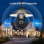 Wireless Outdoor Light Bulb Security Camera 5G/2.4G