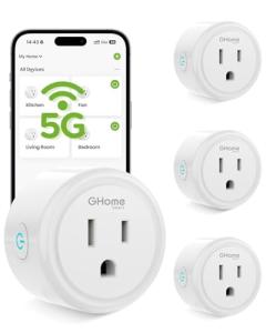 GHome 5G WiFi Smart Plug with Remote Control