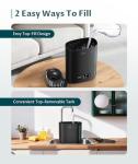 BREEZOME 6L Humidifiers for Bedroom Large Room & Essential Oil Diffuser, Ultrasonic Top Fill Cool Mist Humidifiers for Baby, Plants, Nursery Last up to 60 Hours, Smart Humidistat Control, Quiet, Black