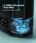 BREEZOME 6L Humidifiers for Bedroom Large Room & Essential Oil Diffuser, Ultrasonic Top Fill Cool Mist Humidifiers for Baby, Plants, Nursery Last up to 60 Hours, Smart Humidistat Control, Quiet, Black