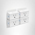 Kasa Smart Plug Mini 15A, Smart Home Wi-Fi Outlet Works with Alexa, Google Home & IFTTT, No Hub Required, UL Certified, 2.4G WiFi Only, 4-Pack(EP10P4) , White
