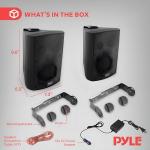 Pyle Waterproof Bluetooth Wall Mount Speaker System