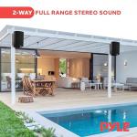 Pyle Waterproof Bluetooth Wall Mount Speaker System