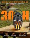 Outdoor Bluetooth Speakers with LED Flame Effect