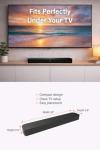 FUNLOGY 100W Bluetooth 5.0 Sound Bar for TVs