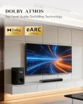 Jierben 2.1 Dolby Atmos Smart TV Soundbar