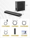 Jierben 2.1 Dolby Atmos Smart TV Soundbar