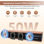 50W Smart TV Sound Bar with Bluetooth Connection