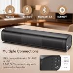 Saiyin 11.7-Inch Smart TV Sound Bar