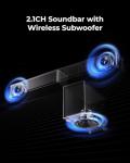 ULTIMEA 2.1 Sound Bar with Wireless Subwoofer