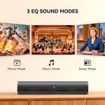 Bluetooth Sound Bar for Smart TVs with 3 Modes