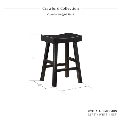 Lexicon Bar Table Set for 3, Small Kitchen table set Kitchen Island Table with 3 Saddle Bar Stools, 4 Piece Dining Table Set for Breakfast Nook, Living Room, Apartment, Counter Height, Black