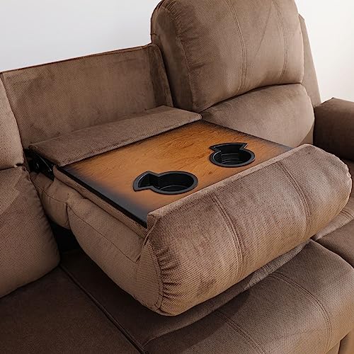 Caberryne Corduroy Recliner Sofa and Loveseat Set - Brown