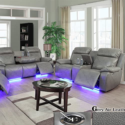 Ainehome 2PC Sectional Sofa Set with Electric Motion