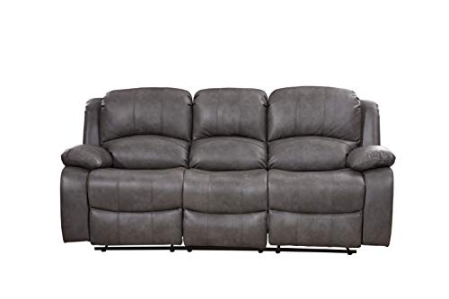 Betsy Furniture 3PC Bonded Leather Living Room Set