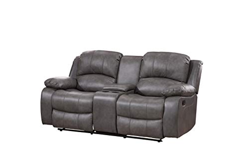 Betsy Furniture 3PC Bonded Leather Living Room Set