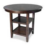 New Classic Furniture Mitchell 5-Piece Counter Set with 1 Table and 4 Chairs, Cherry Brown