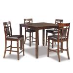 Signature Design by Ashley Bennox 5 Piece Counter Height Dining Set, Includes Table & 4 Barstools, Brown