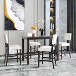Merax 5-Piece Kitchen Counter Height Dining Set