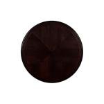 New Classic Furniture Gia 5-Piece Round Counter Height Dining Set with 1 Dining Table and 4 Chairs, 42-Inch, Ebony