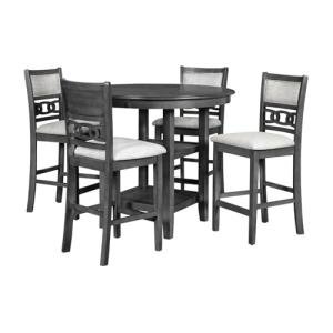 Classic Gia 5-Piece Round Counter Height Dining Set