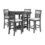 Classic Gia 5-Piece Round Counter Height Dining Set