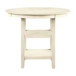 Classic Amy 5-Piece Counter Dining Table Set, Beige/Brown