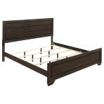 Coaster Kauffman Eastern King Bed 4-Piece Set, Dark Cocoa