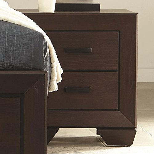 Coaster Kauffman Eastern King Bed 4-Piece Set, Dark Cocoa