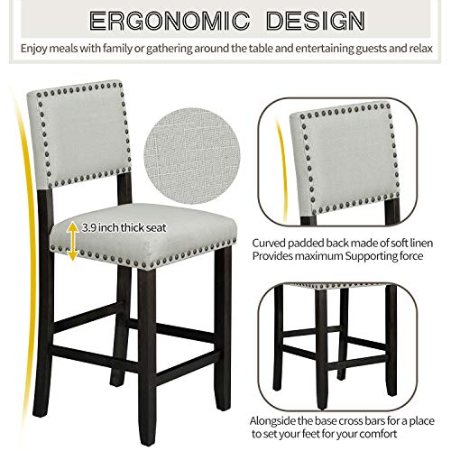 Merax 5-Piece Kitchen Counter Height Dining Set