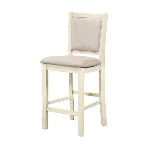 Classic Amy 5-Piece Counter Dining Table Set, Beige/Brown