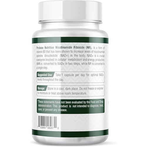 Probase Nutrition NAD+ Boosting Supplement 30ct/500mg - Cellular Vitality