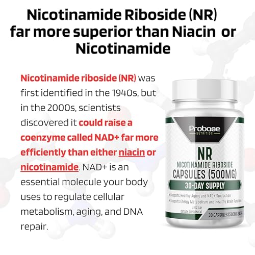 Probase Nutrition NAD+ Boosting Supplement 30ct/500mg - Cellular Vitality