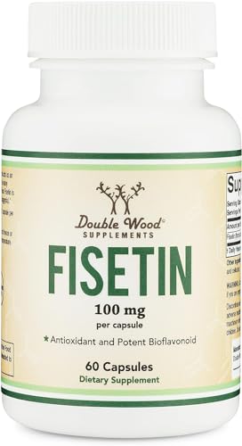 Fisetin 100mg Supplement for Anti-Aging Support, 60 Capsules