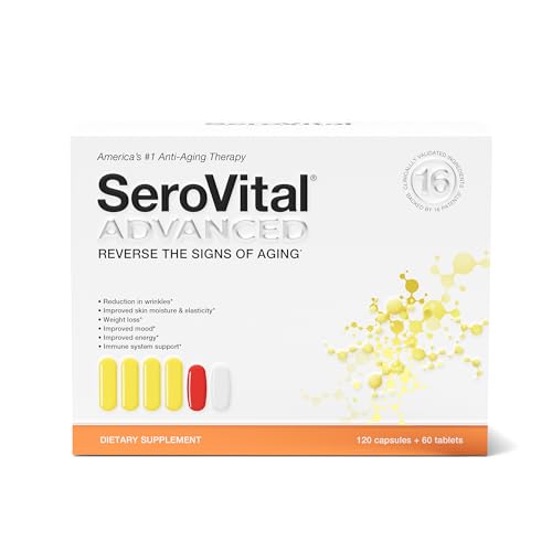Serovital Advanced Women Anti-Aging Supplement- Boost Collagen, Skin, Energy