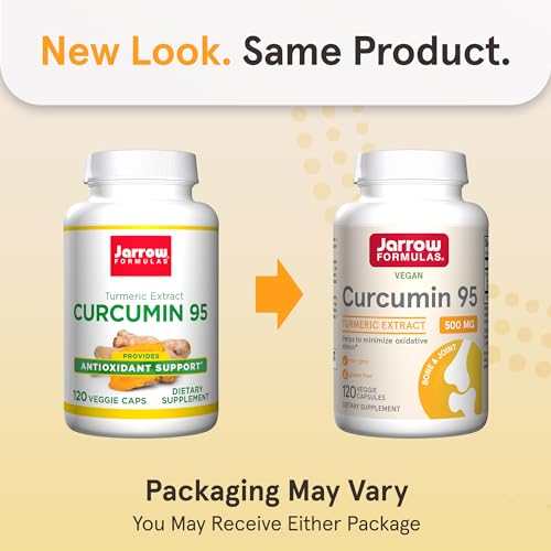 Jarrow Formulas Turmeric Curcumin Extract 500mg, 120 Capsules