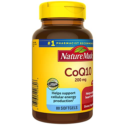 Nature Made CoQ10 200mg Softgels, Heart Health Support