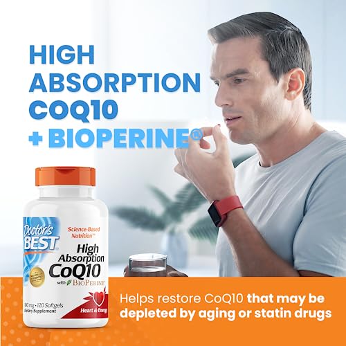 Doctor's Best CoQ10 with BioPerine, Heart Health, Energy
