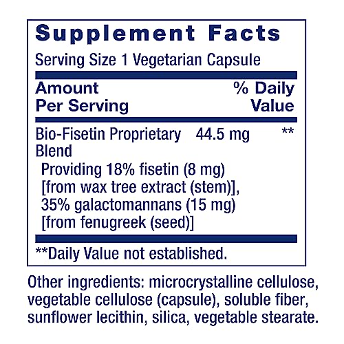 Bio-Fisetin Capsules for Cellular, Cognitive Health & Longevity