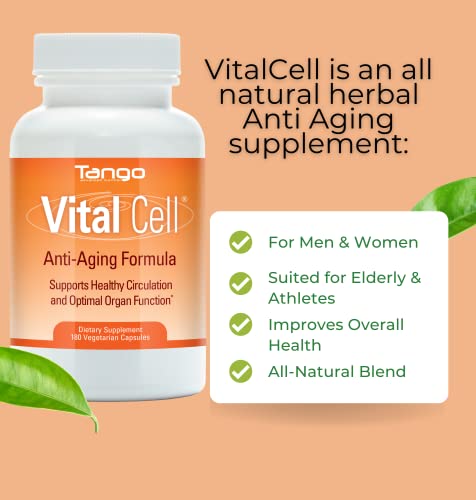 Vital Cell Natural Anti-Aging Supplement - 180 Capsules