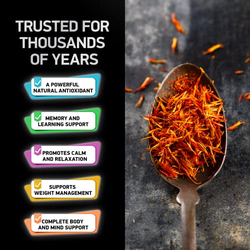 Pure Saffron Extract for Mood, Focus, Energy Boost