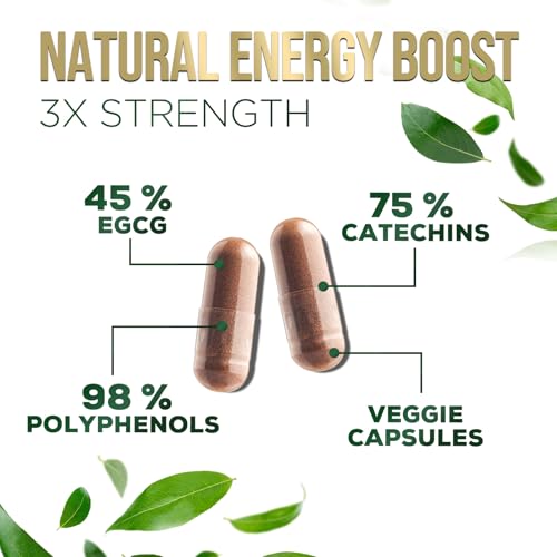Green Tea Extract Capsules 1000mg - 3X Strength